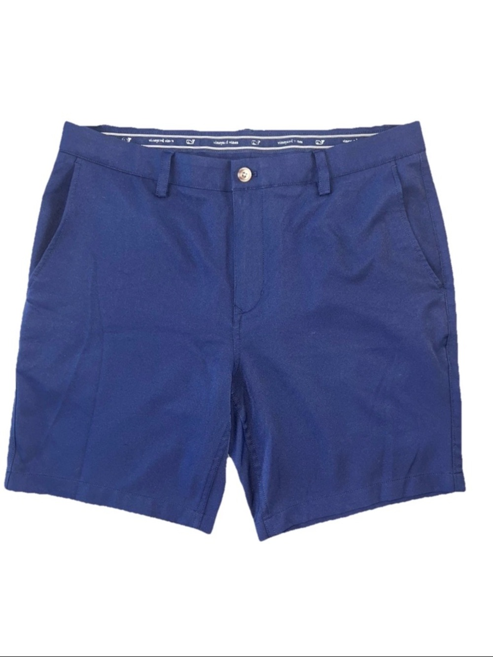 Vineyard‎ Vines Links Shorts Men’s 36 Blue Golf Flat Front